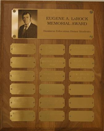 Eugene A. LaRock Memorial Award Eugene A. LaRock Memorial Award